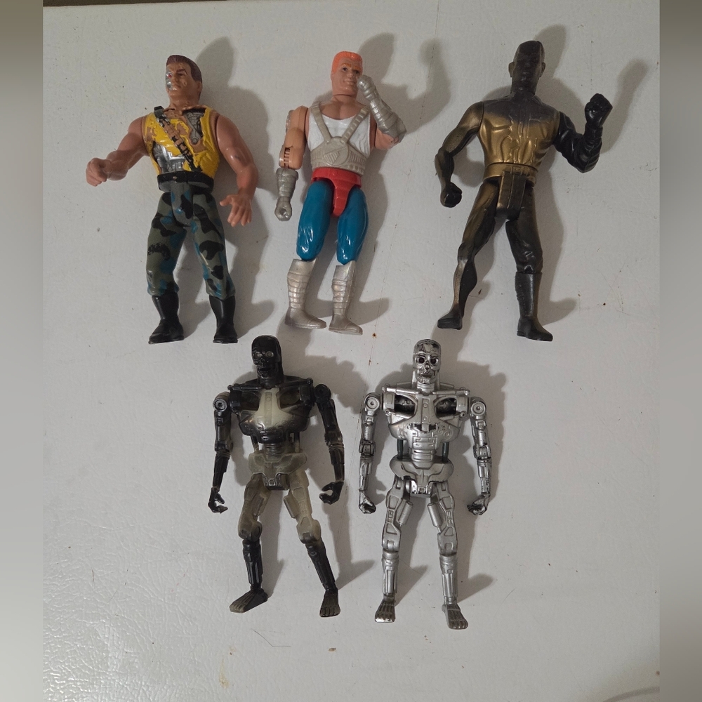 Vintage Terminator 2 Action Figures Set Of 5